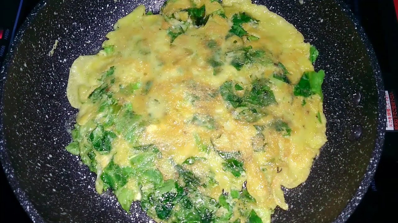 Lettuce omelette - Dinner ready in just 5 mins