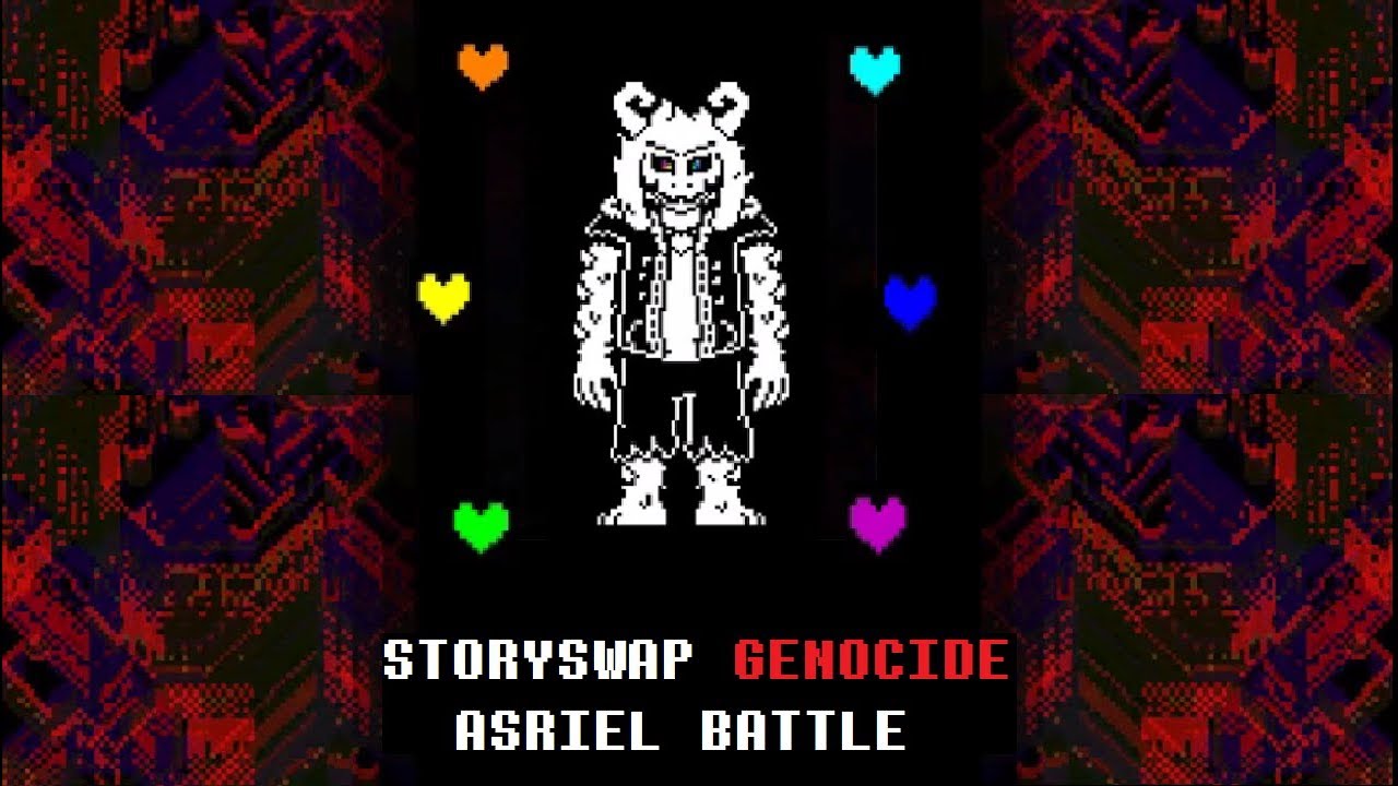 Storyswap genocide Asriel battle (Undertale fan-game)