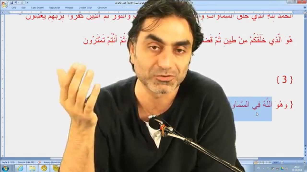 28.10.2014  6 – En’am Suresi 3 – 1 Prof. Dr. Halis Aydemir