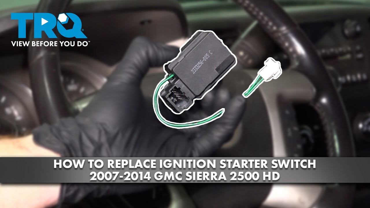 Как заменить выключатель зажигания стартера на GMC Sierra 2500 HD 2007-2014 годов выпуска
