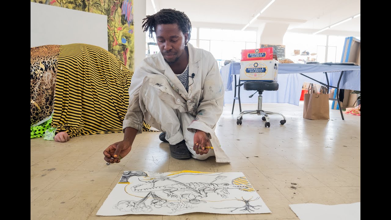 Simphiwe Ndzube - The Contemporary Art Digest - Studio Visit