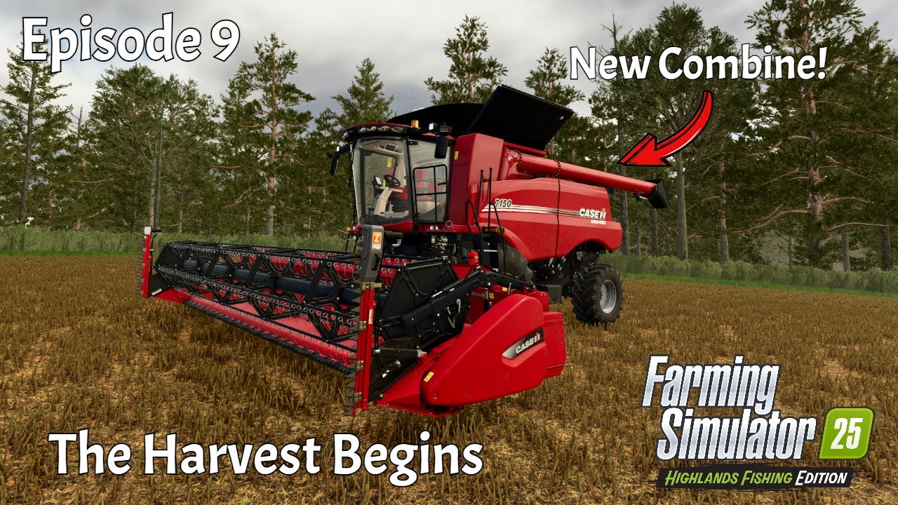 TIME TO HARVEST | Farming Simulator 25 - Kinlaig | Episode 9