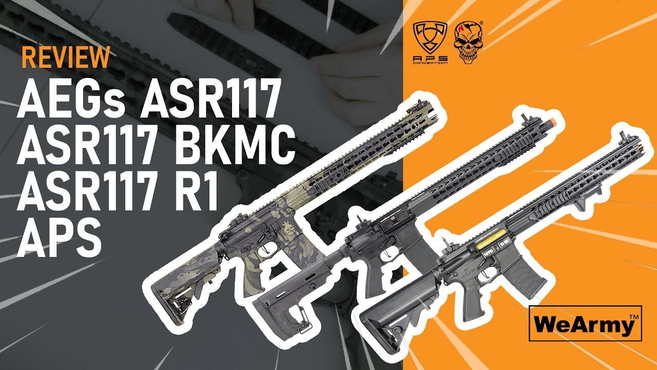 Review dos Rifles APS - Modelos ASR117, ASR117 BKMC e ASR117 R1 - Série WeArmy ReviewS