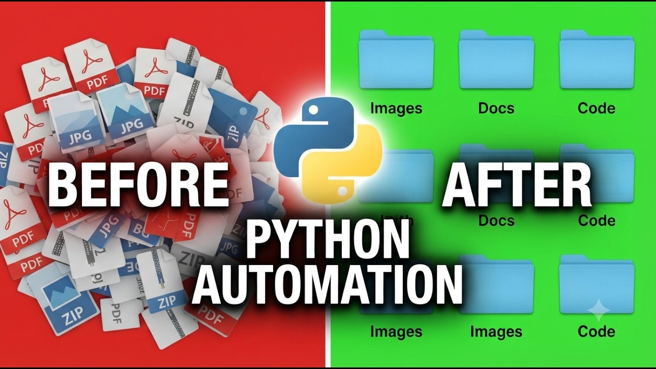 Clean Your Messy Downloads Folder Instantly with Python Automation