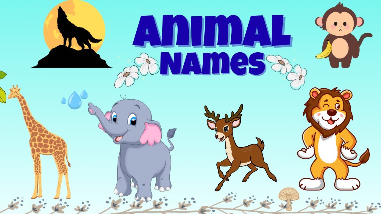 Animal Names & Guess the Animal Game for Kids 🐘🦁 | Fun Learning with Machi the Panda!