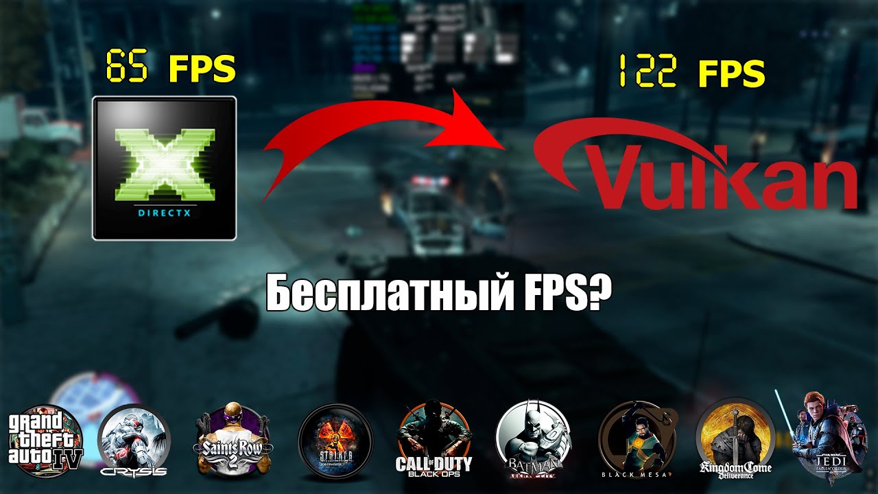Бесплатный FPS в любой игре? | Тест DXVK и GPLAsync в 21 игре (GTA 4, Crysis, Saints Row 2 и проч.)