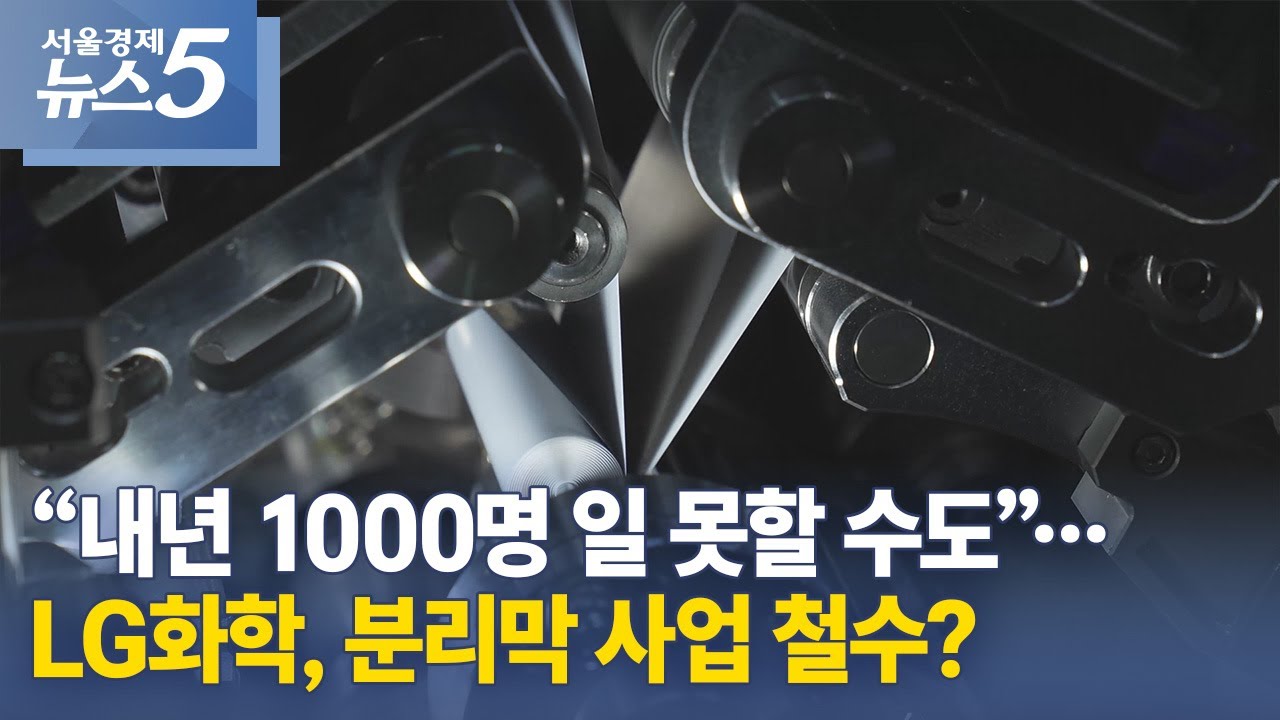 &ldquo;내년 1000명 일 못할 수도&rdquo;&hellip;LG화학, 분리막 사업 철수?
