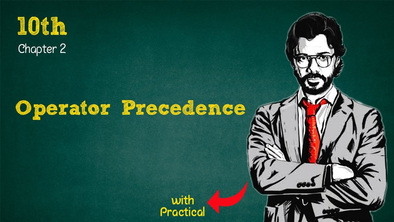 Operator Precedence in C | Understanding the Order of Operations | 10th computer new Book