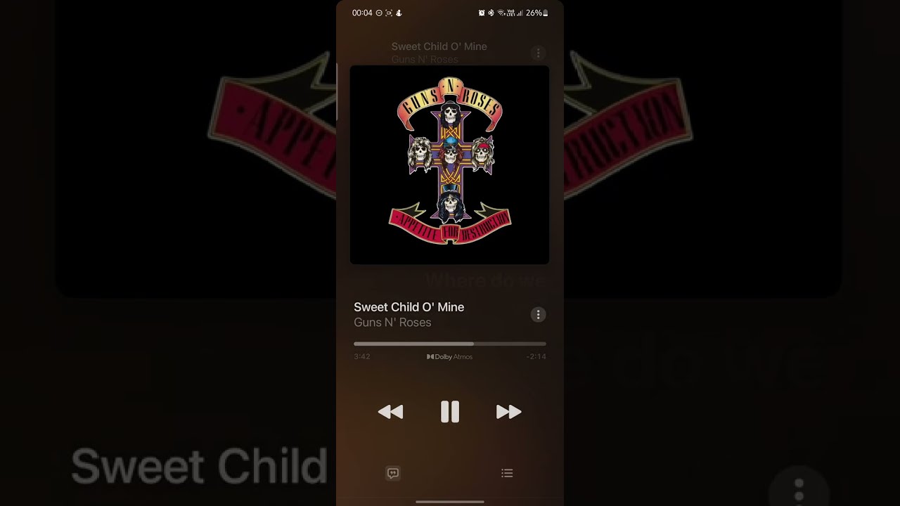 Guns N' Roses in Spatial Audio | Sweet Child O' Mine
