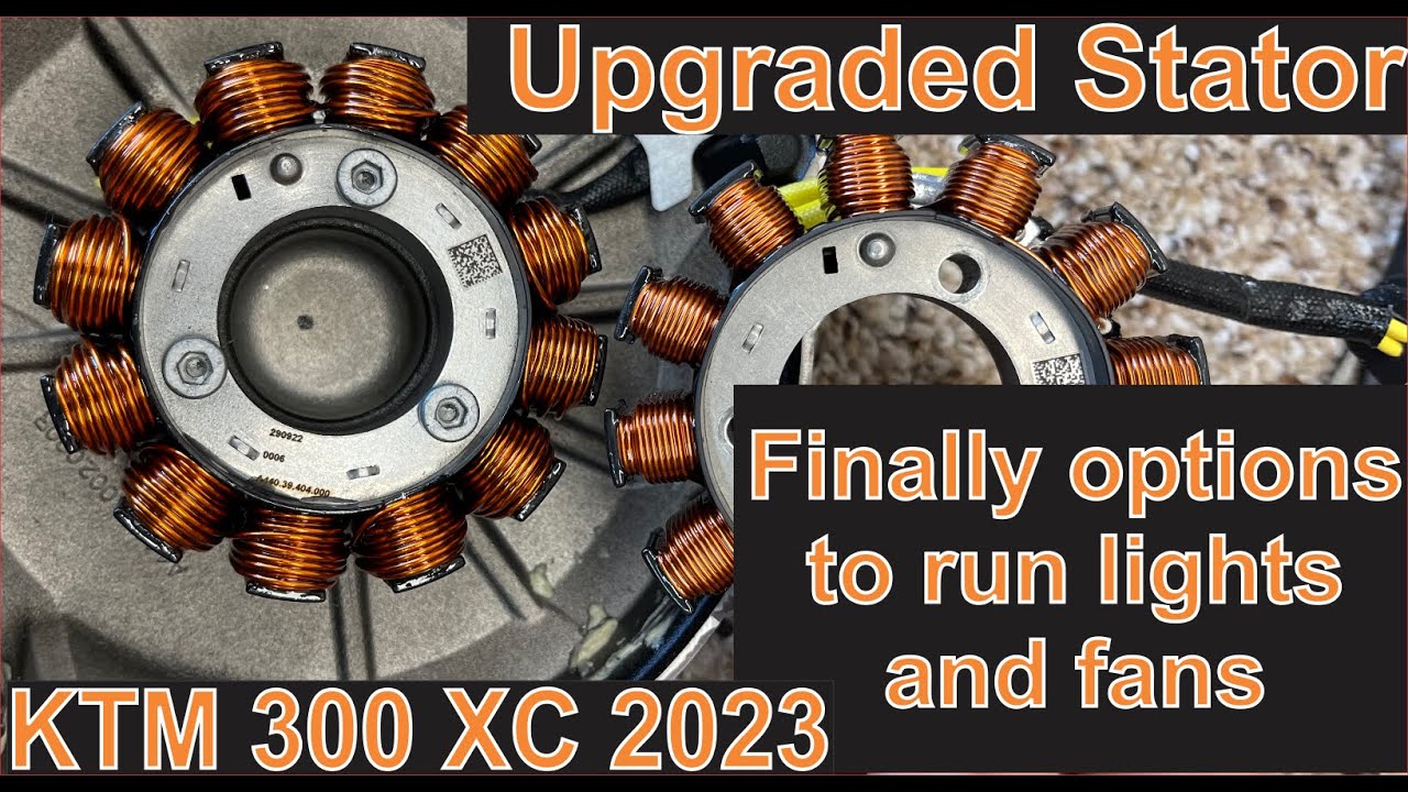 Finally an Upgraded Stator - Install Video | 2023 KTM 300 XC