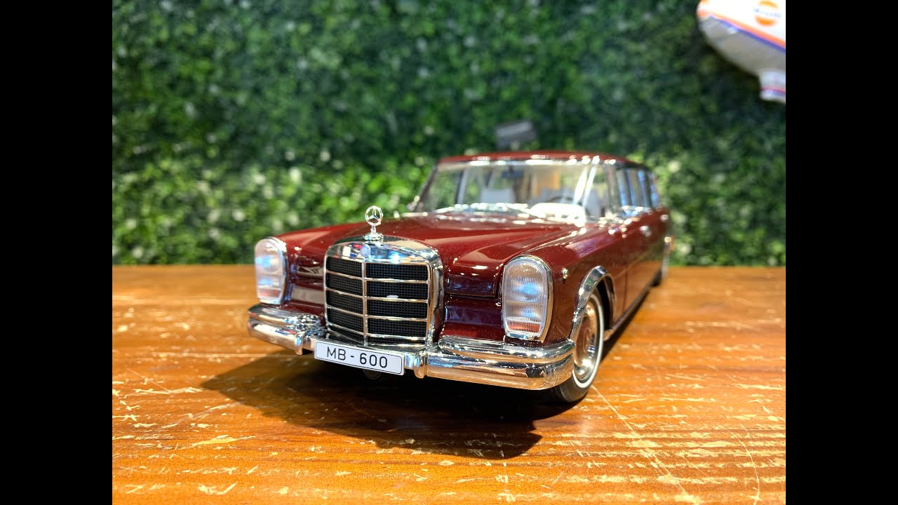 1/18 KengFai Mercedes-Benz 600 Pullman Jujube Red KF0292