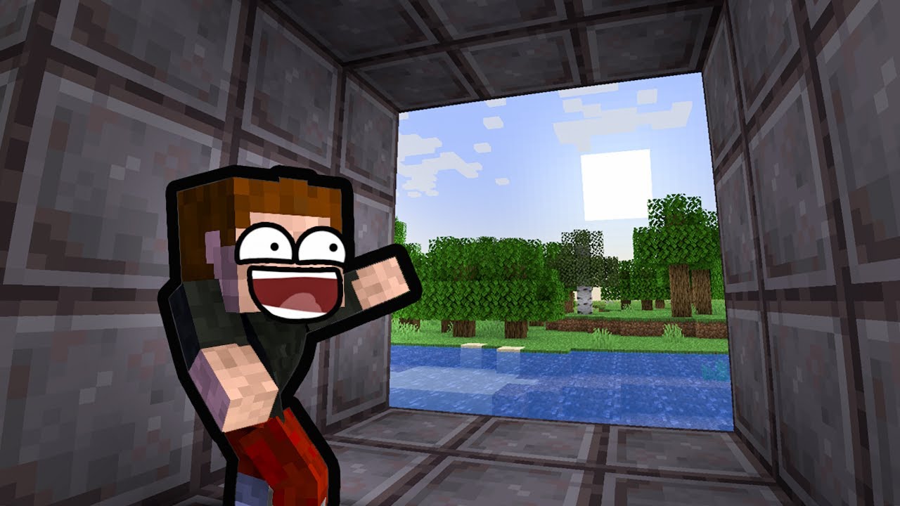 Minecraft, ale w popsutym pudełku jest zwykły świat?