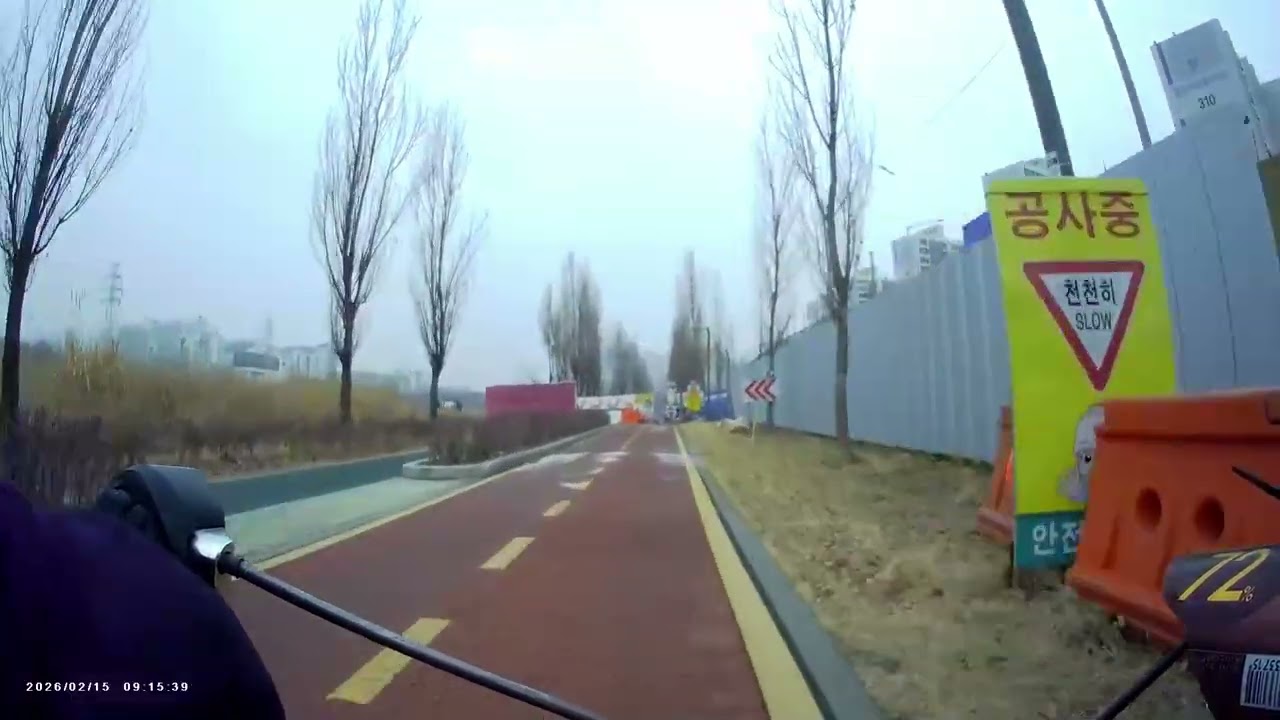 Jangji-Tancheon Stream Seoul Songpa Riding 20260215