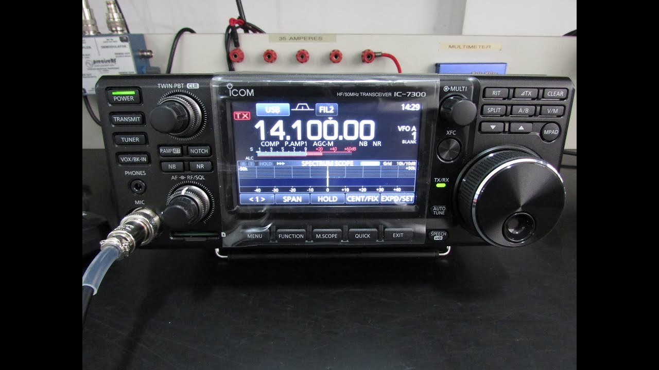 ICOM IC-7300 - Modificação do ALC e Ajustes de Potência !