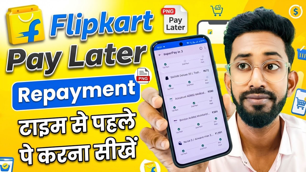 Flipkart Pay Later Repayment, Flipkart Super Pay Later In 3 Emi Pay, Flipkart Pay Later Repay