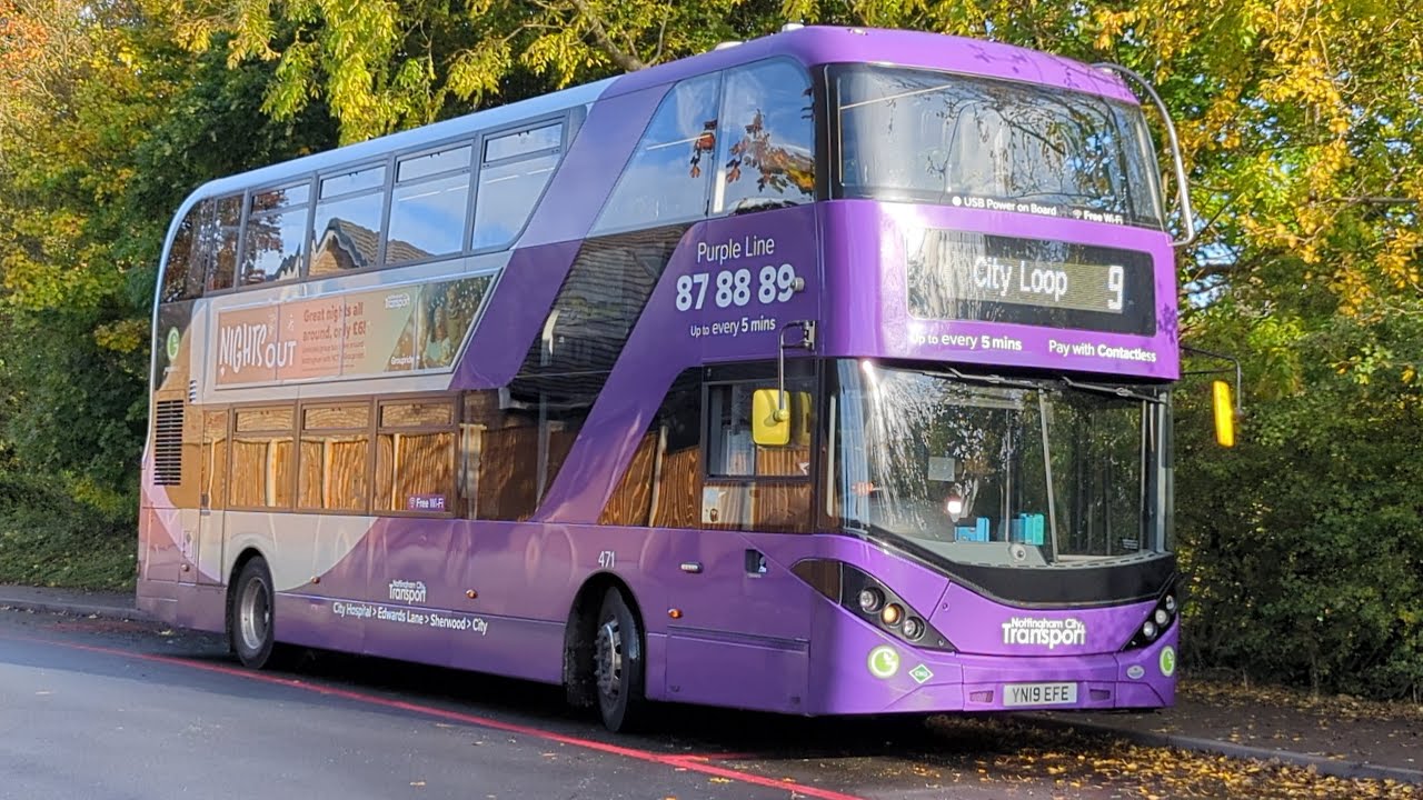 *Rare and loan* Full journey on Nottingham City Transport 471 on the Bridgford Bus 9 to Wilford Hill