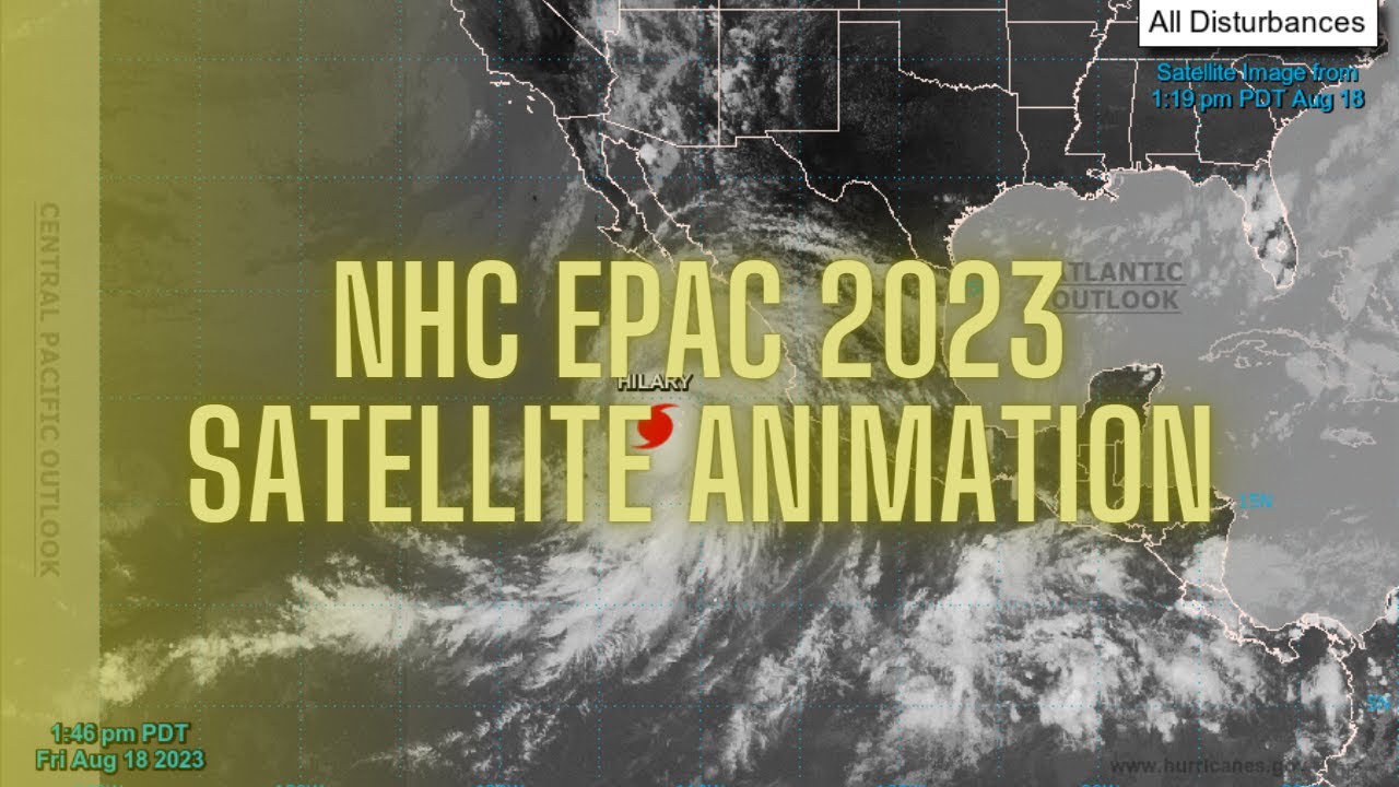 2023 Eastern Pacific Hurricane Season: NHC Satellite Animation