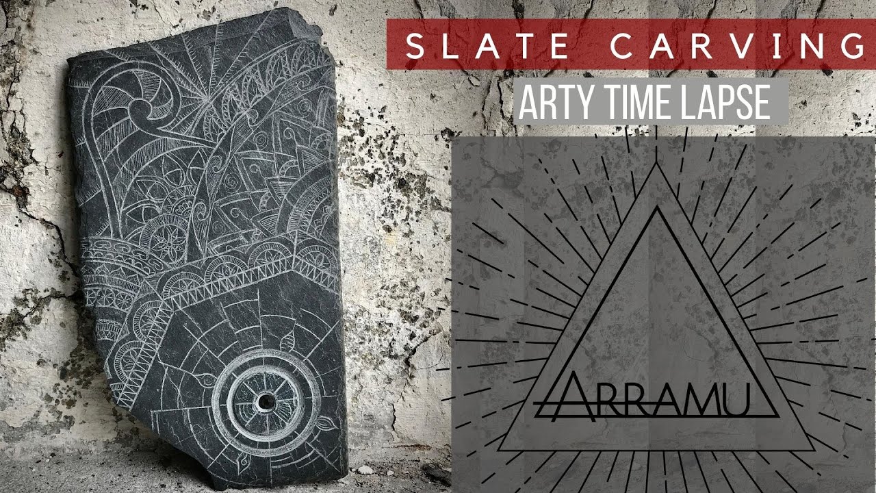 Slate Art Time-Lapse - Circles in Circles