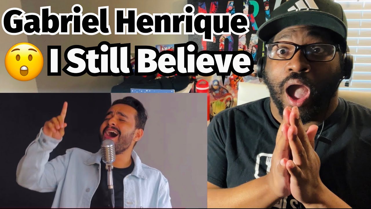 Gabriel Henrique - I Still Believe (Cover Mariah Carey) REACTION!!!!