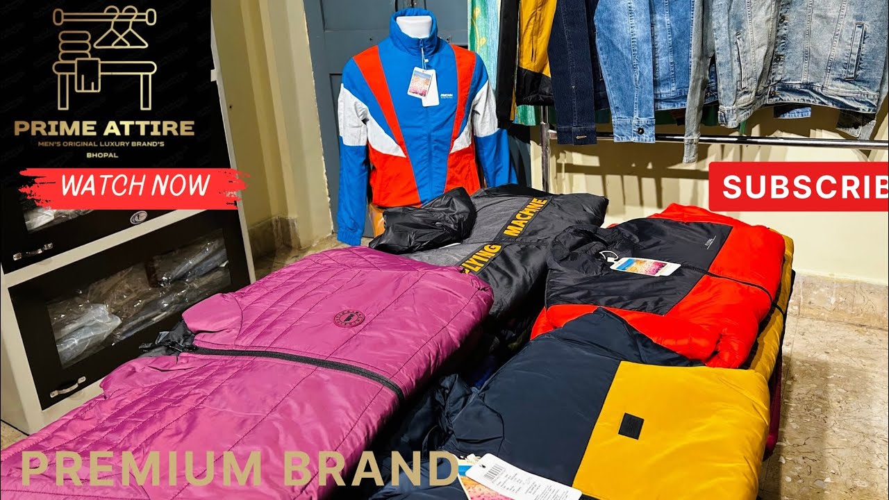 101% Original Brand Bill Stock,Flying Machine Winter Jackets,Size S to XXL,Price in video.
