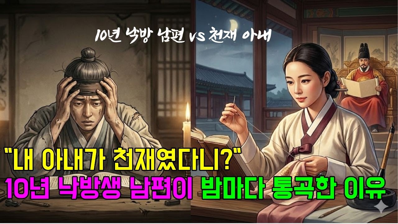 [야담여사] 10년 뒷바라지한 아내를 무시하던 남편, 임금 앞에서 무릎 꿇고 통곡한 사연