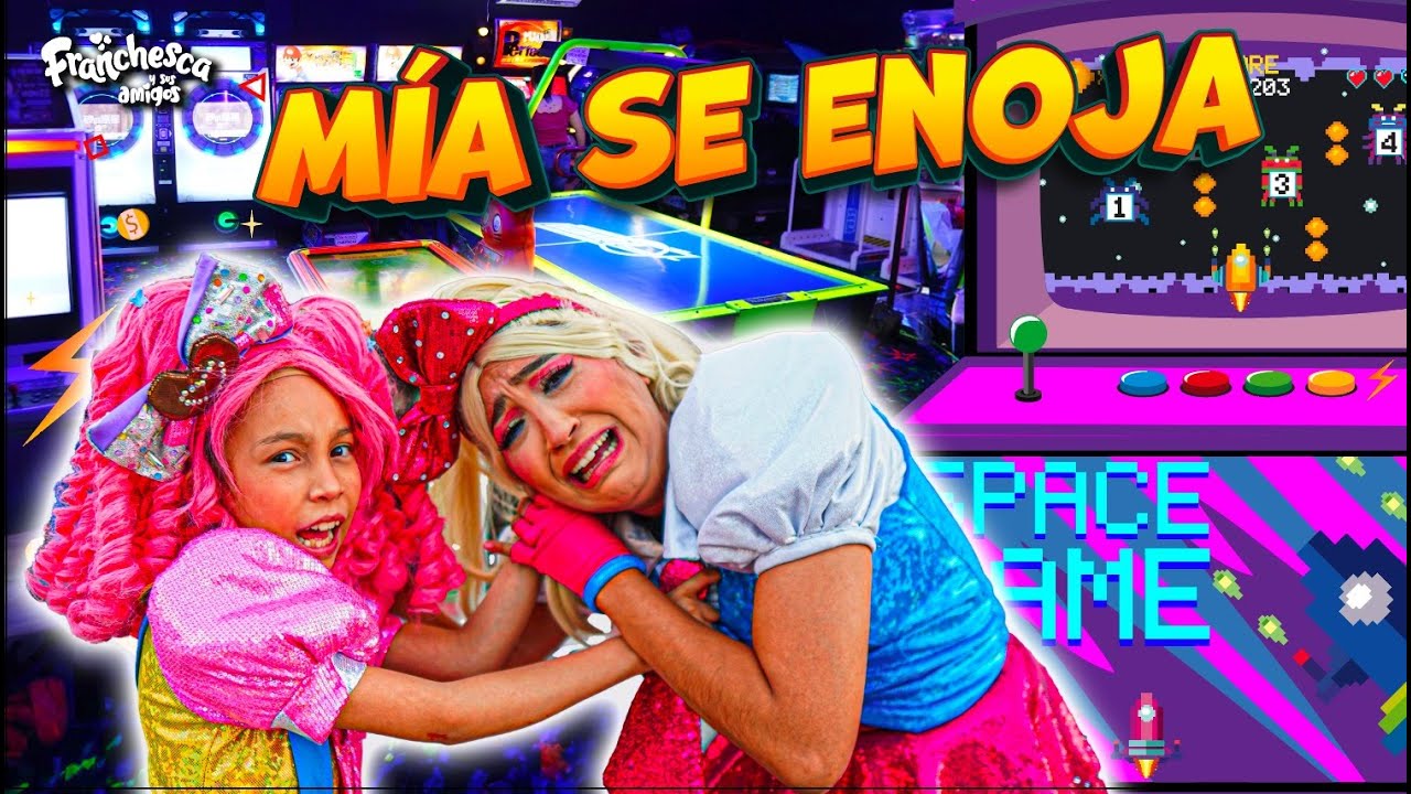 Mia NO sabe PERDER | JUGAMOS VIDEOJUEGOS | Franchesca y sus Amigos