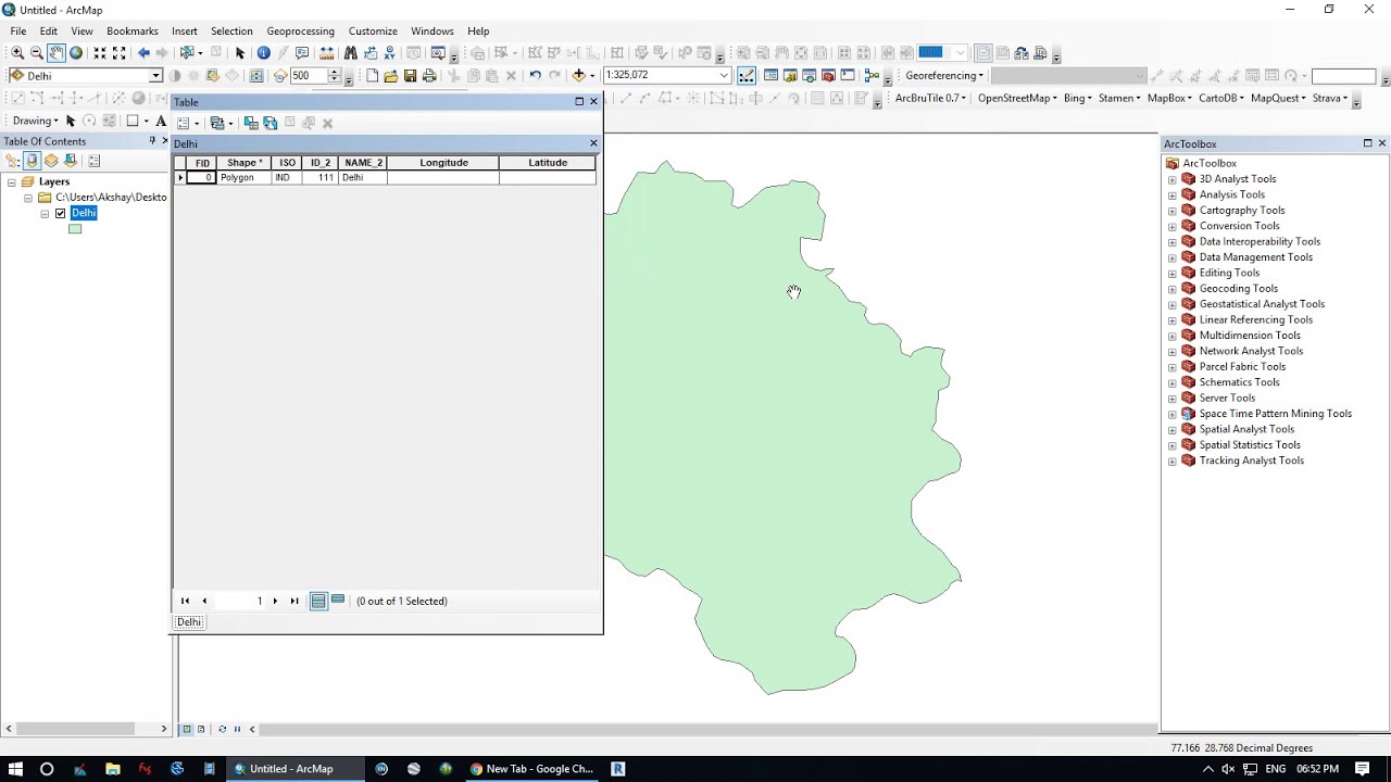 ESRI ArcGIS: Add Lat Long Column and Convert Degree Decimal to Degree Minute Second