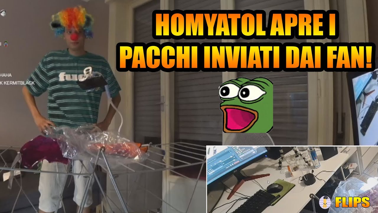 HOMYATOL APRE I PACCHI INVIATI DAI FAN! | HOMYATOL LIVE