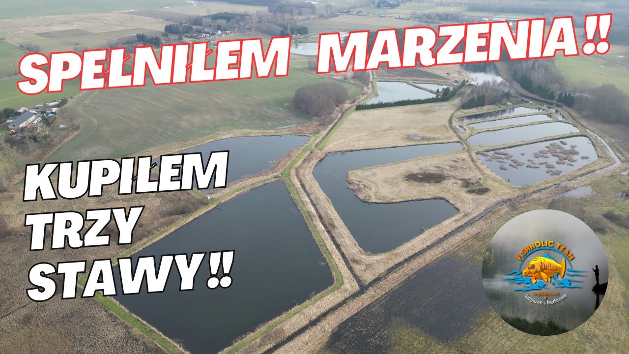 SPEŁNIŁEM MARZENIA I KUPIŁEM TRZY STAWY  I OTWIERAM KOMERCJĘ !!!