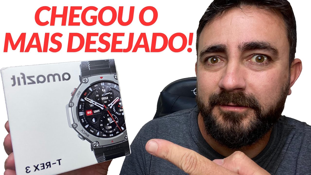 AMAZFIT T-REX 3 - PORQUE ESSE É O SMARTWATCH QUE TODOS QUEREM PARA PRATICAR ESPORTES  PROFISSIONAIS!