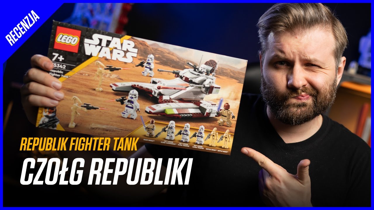 LEGO Star Wars 75342 Czołg Bojowy Republiki Republic Fighter Tank Recenzja