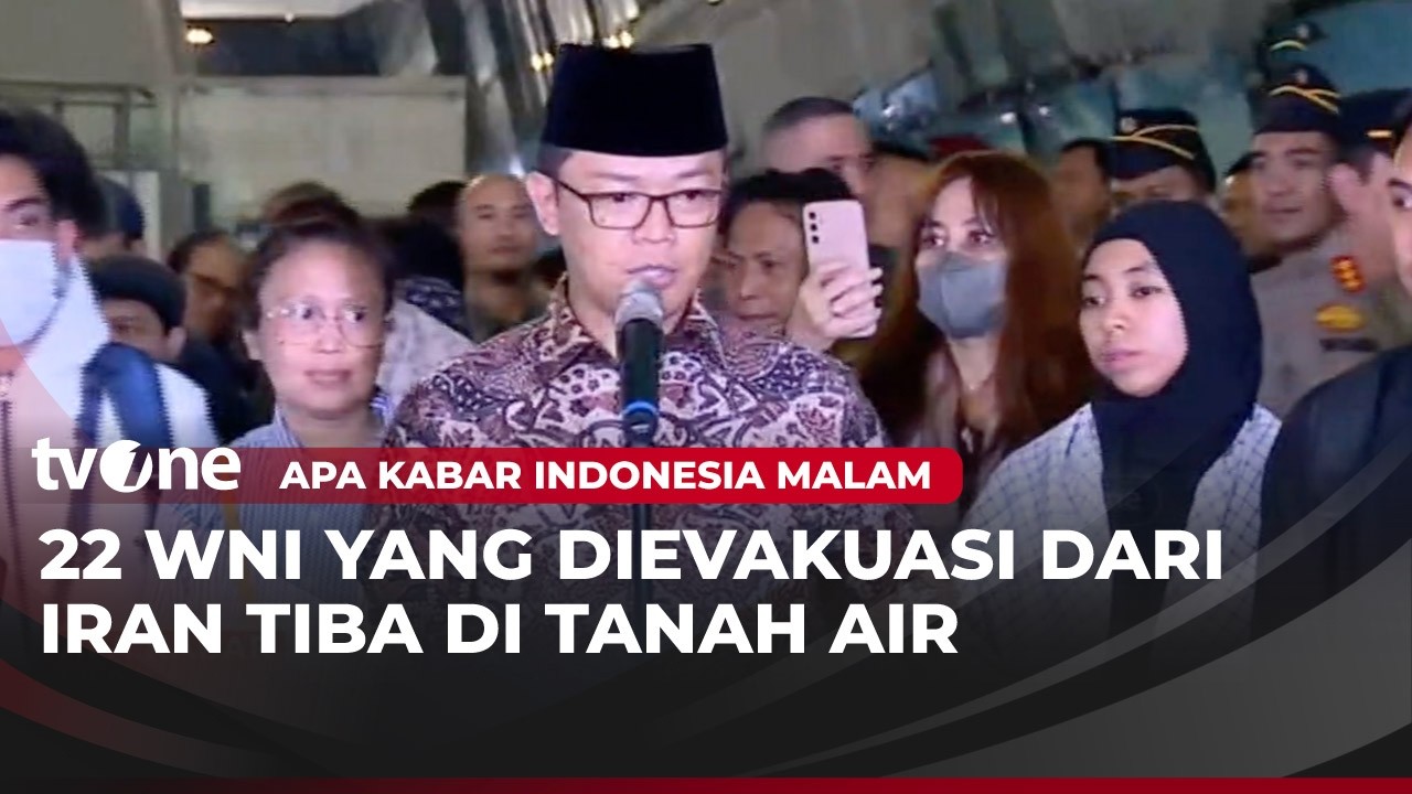 22 WNI Dari Iran Tiba di Bandara Soetta | AKIM tvOne