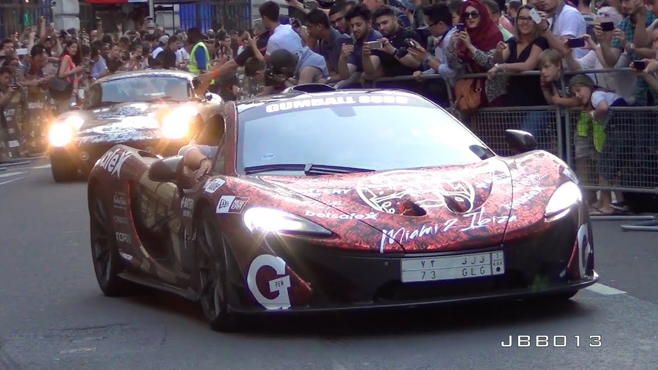 2014 Gumball 3000 Rally Arrives in London - Supercar Madness In The City