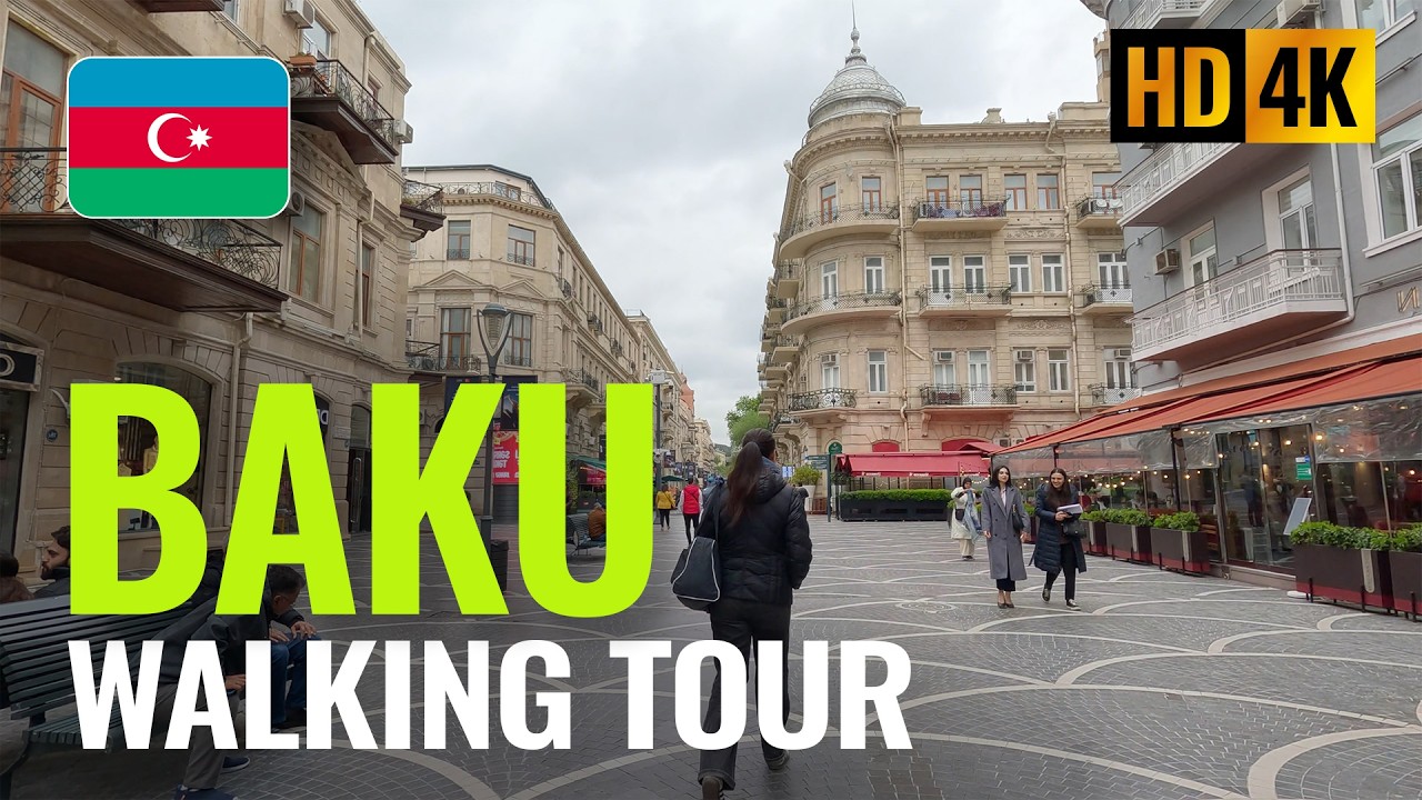 Baku in 2025 [4K] Walking Tour of Baku City Streets | Amazing Azerbaijan 🇦🇿