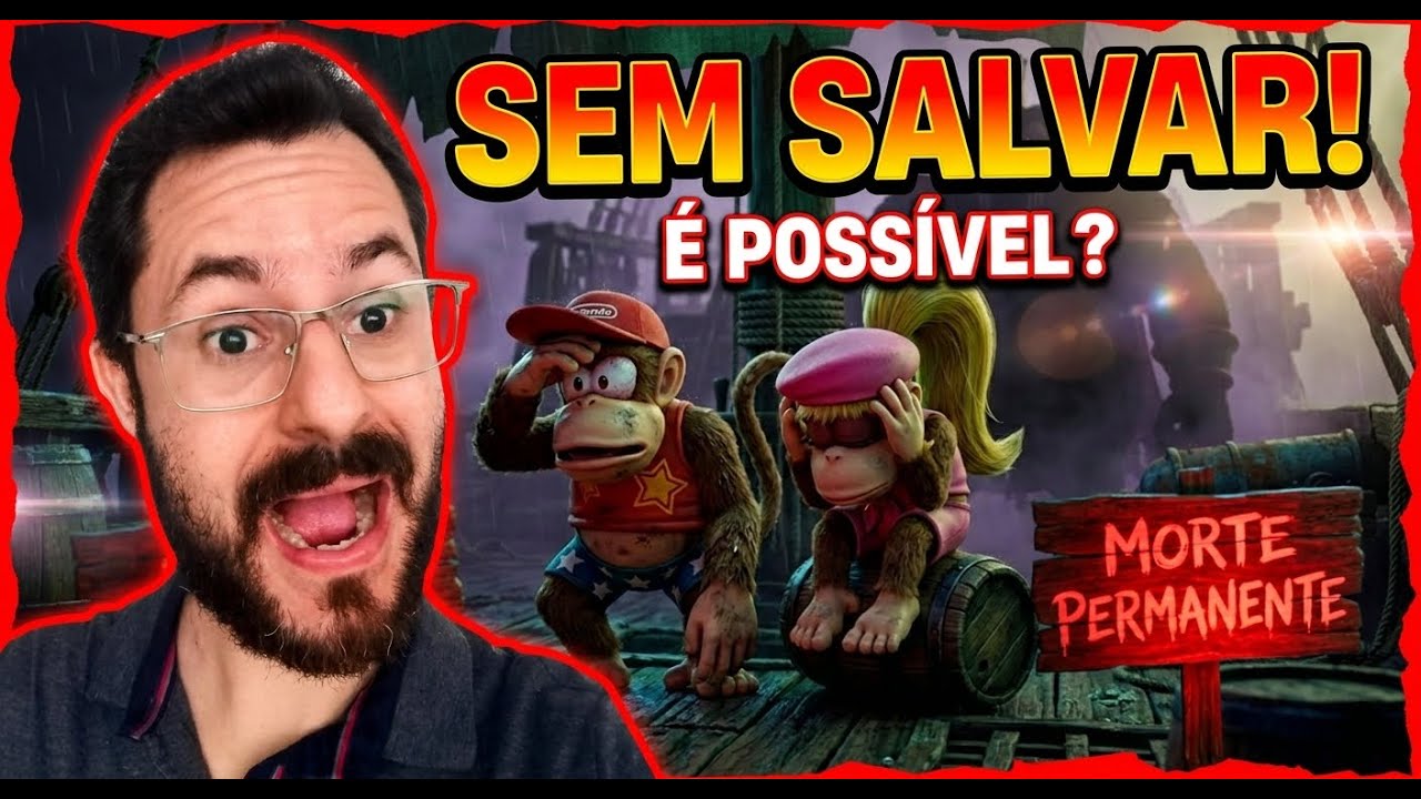 🔴💀ACABOU AS VIDAS, RESETOU! – Donkey Kong 2 sem salvar.
