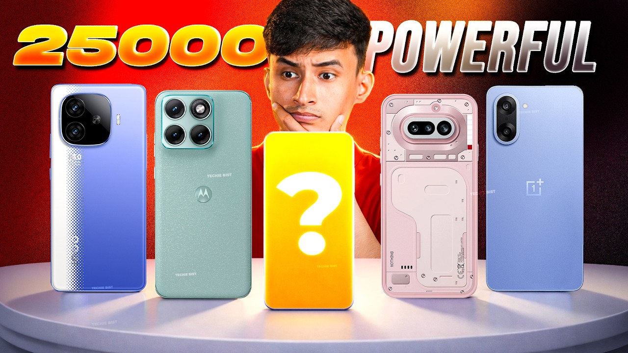 Top 5 Best Phones Under ₹25000 ⚡🔥 Performance + Camera | Fipkart Big Saving Day Sale