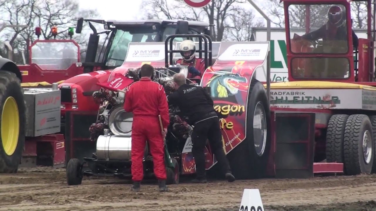 Tractor Pulling Weseke 2010 Dragon Fire Freie Klasse 5,4 t