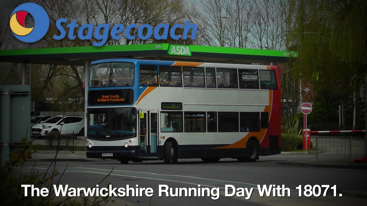 Preserved Stagecoach South West 18071 (WA04 CSU) | Transbus ALX400 Trident Voith | Warwickshire Run