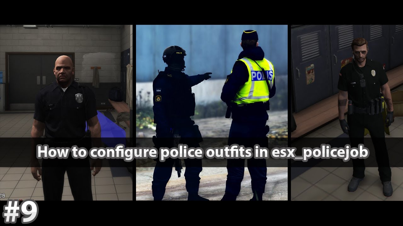 How to configure police outfits in esx_policejob