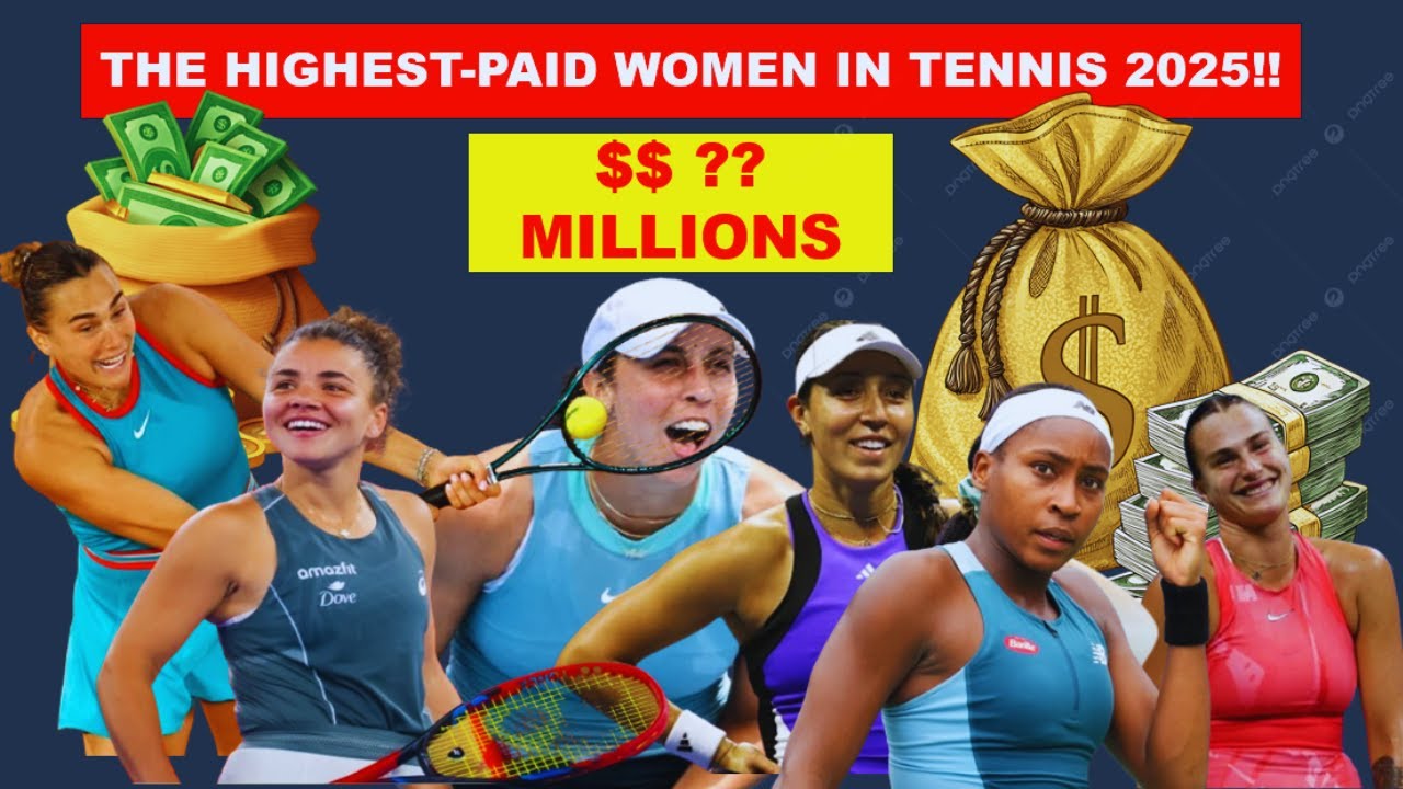 10 самых высокооплачиваемых игроков WTA 2025 года | ОБНАРОДОВАНЫ НЕВЕРОЯТНЫЕ рейтинги призовых де...