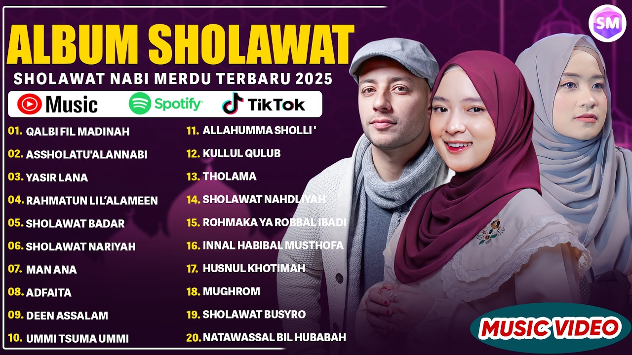 SHOLAWAT MERDU MAHER ZAIN, NISSA SABYAN & AI KHODIJAH FULL ALBUM 2026 | SHOLAWAT NABI TERBARU 2026