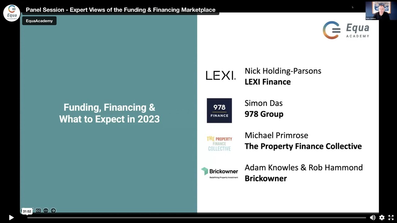 Expert Views of the Funding & Financing Marketplace