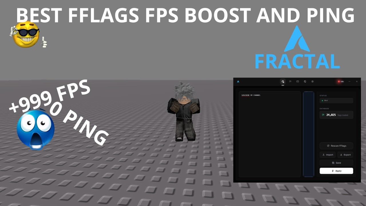 😱 BEST FFLAGS FPS BOOST AND PING | FRACTAL 🔵