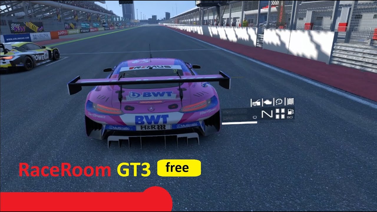 RaceRoom GT3 Free Mercedes abudabi win race