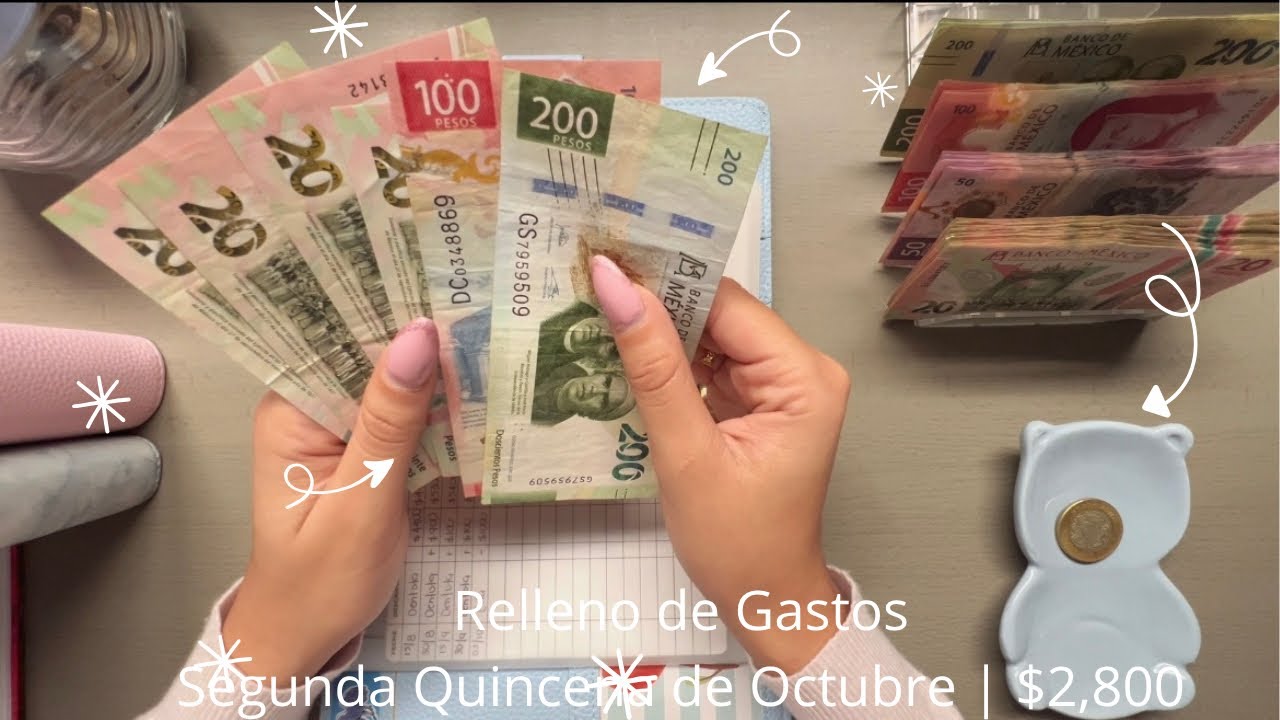 Relleno de Efectivo | Octubre | Sistema de Sobres 💌