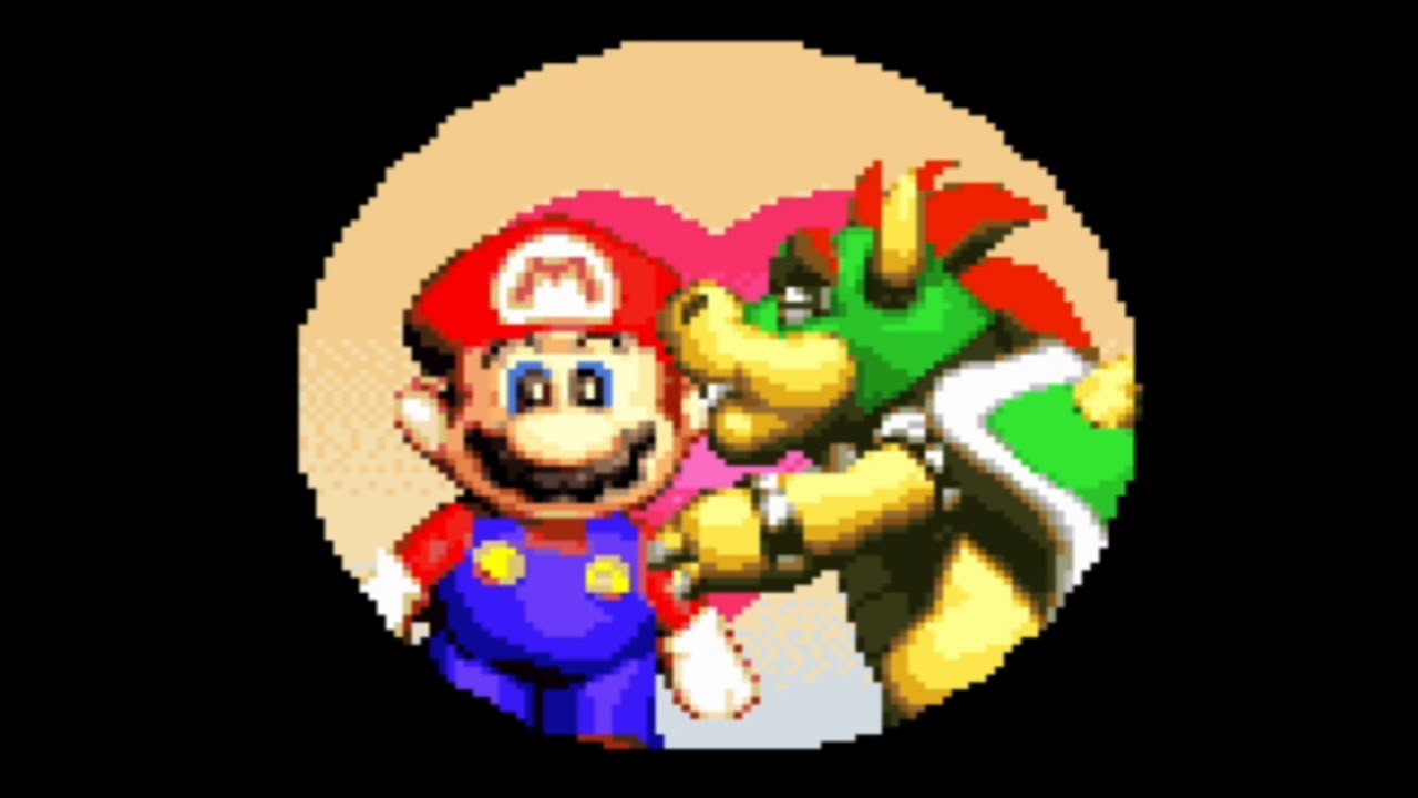マリオとクッパ仲良し集