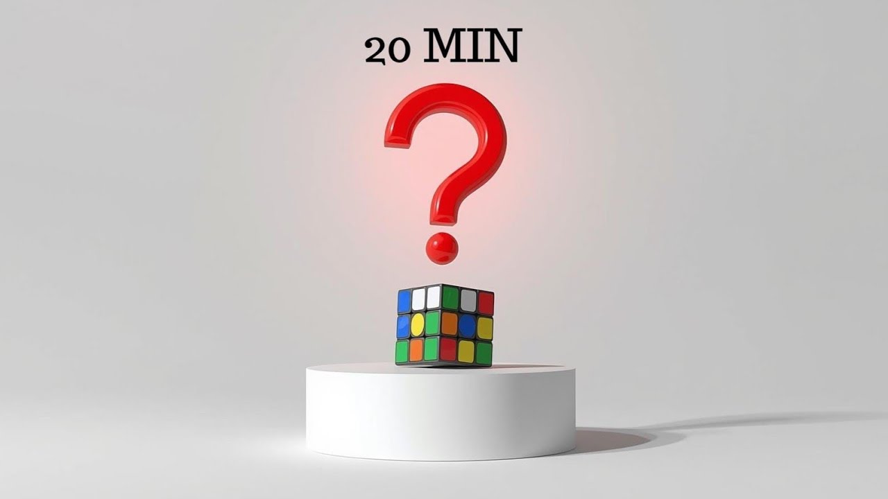 Learn to Solve a 3x3 Rubik’s Cube in 20 Minutes | 9 formulas only @LearningHub-21