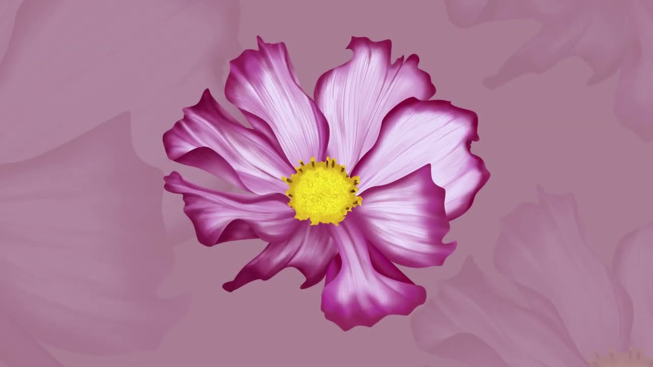 How to draw : Realistic Flower // Photoshop