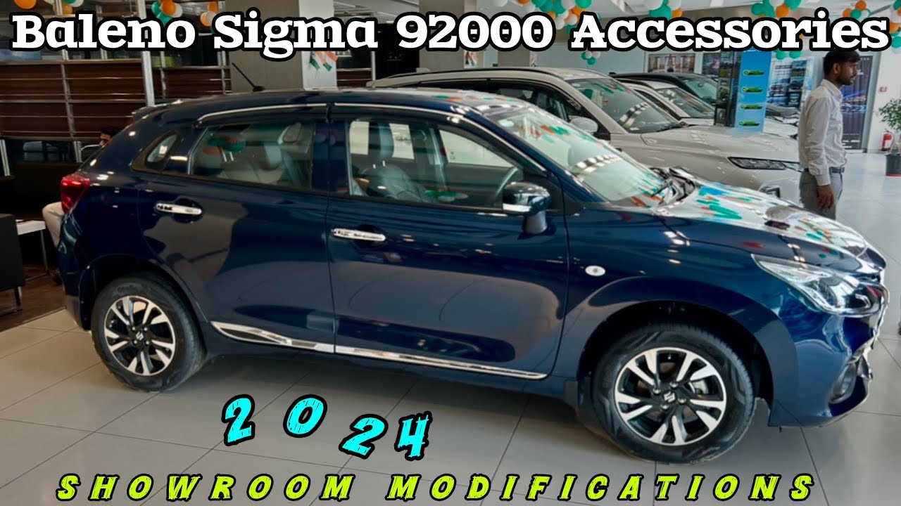 Baleno Sigma अब showroom में base to Top Modification ❤️ Maruti Baleno Sigma Modification