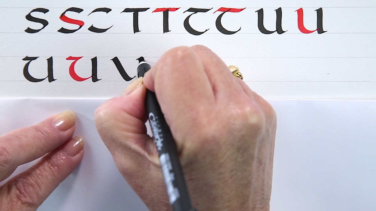 A Beginner's Guide to Uncial Calligraphy Q-Z with Janet Takahashi